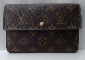 LOUIS VUITTON ルイヴィトン モノグラム SP0094 ポルトトレゾールエテュイパピエ 三つ折り財布 小銭入れ カード入れ 札入れ 茶色 ブラウン