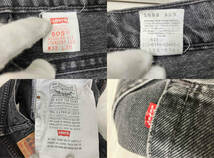 LEVI’S 505 ジーンズ W32L30 ブラック_画像6