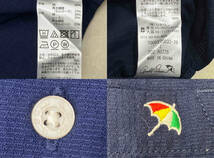 Arnold Palmer アーノルドパーマー ワンポイント刺繍 半袖シャツ メンズ L ネイビー_画像4
