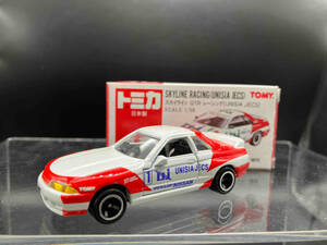 トミカ No.40スカイライン GT-R レーシング(UNISIA JECS) 白×赤 黒シート 2Gホイール #1 裏板刻印:1989/No.20 Uj(シール) UNISIA JECS赤箱