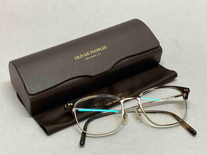 OLIVER PEOPLES オリバーピープルズ 伊達メガネ メタルフレーム(一部セル) WILLMAN OV5359 1003 49□19-150 べっ甲柄/クリア ケースあり