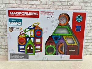 未開封品 知育玩具 マグ・フォーマー MAGFORMERS 数学ブロック CREATIVE セット74 ボーネルンド