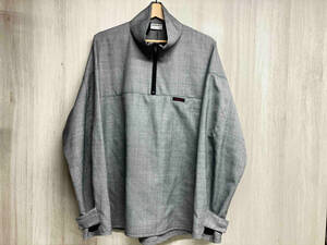 Грамика × Н. Хуливуд Gramichi Nuhali деревянная рубашка с половиной zip с длинным рукавом, сделанная в Японии 2201-BL02-002
