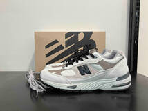 new balance ニューバランス M991WIN 29cm US11 MADE IN UK イングランド製 ライトグレー ピッグスキンスエード リップストップ スニーカー_画像1