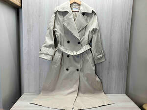 ETRE TOKYO/etore Tokyo long trench coat 1218400069-0 lining stripe polyester belt attaching S