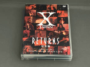 【※ディスクケース爪折れ有※】DVD X JAPAN RETURNS 完全版 1993.12.30