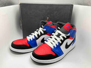 NIKE AIR JORDAN 1 MID 554724 124 ナイキ エア ジョーダン 1 ミッド US9 27cm UK8 EU42.5 ホワイト ブラック