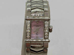 CHARRIOL Charriol INTRM9 002168 одеколон bs diamond имеется кварц ремень короткий . наручные часы 