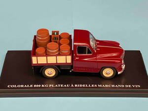 ミニカー RENAULT 1/43 COLORALE 800 KG PLATEAU RIDELLES MARCHAND DE VIN