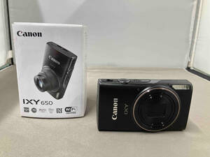 Canon IXY 650 BK 1077C001 (ブラック) デジカメ (ゆ11-10-03)