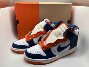 ジャンク ジャンク 観賞用 NIKE DUNK HIGH 304717 141 ナイキ ダンク ハイ US9.5 27.5cm UK8.5 EU43 ホワイト ブルー オレンジ