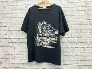 RHUDE ルード グラフィックプリント 半袖Tシャツ M USA製 ブラック系 店舗受取可