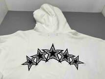 ☆ AMIRI アミリ Star Orverslzed Hoodie パーカー スター サイズXL ホワイト 通年_画像5