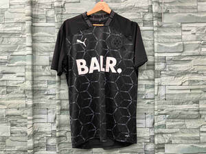 PUMA プーマ ブラック BALR. Match Shirt DryCell Short Sleeve 半袖Tシャツ