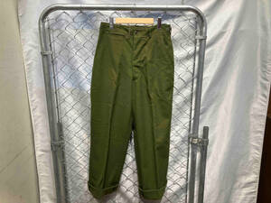 50s 古着 US ARMY TROUSERS FIELD WOOL PANTS ミリタリートラウザーズロングパンツ 55-T?35650-40