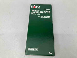 ⑤ 未開封 KATO 11-210 白色室内灯セット 6両分入 旧製品 カトー Nゲージ