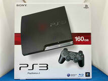 【1円スタート】SONY PlayStation3:チャコール・ブラック(160GB)(CECH2500A) PS3 本体_画像1