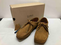 Clarks クラークス Wallabee 25452 ワラビーブーツ スエード メンズ 約27.0cm 箱あり_画像1