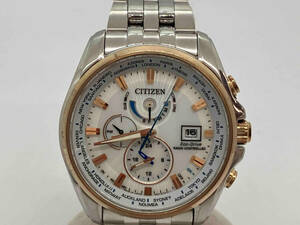 ジャンク CITIZEN シチズン AT9064-53A H820-T021701 571020411 電波ソーラー 腕時計