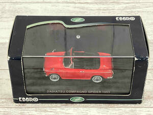 EBBRO 1/43 DAIHATSU COMPAGNO SPIDER 1965 RED エブロ