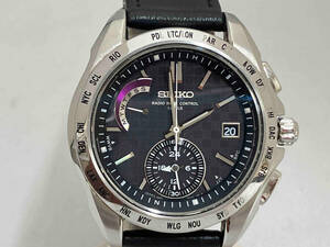 ジャンク SEIKO セイコー BRIGHTZ ブライツ 8B54-0AA0 410010 ベルト非純正 電波ソーラー 腕時計