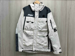 A BATHING APE AAPLJM7451XXH AAPE LIGHT WEIGHT JACKET マウンテンパーカー 表記サイズ XL ホワイト系