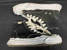 Maison MIHARA YASUHIRO メゾンミハラヤスヒロ 'HANK' OG Sole Canvas High-top Sneaker スニーカー ブラック サイズ：44(28.5cm)_画像5