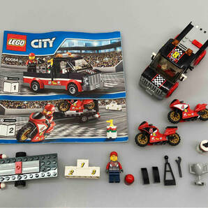 LEGO 75915 60044 60084 40124 大量4点まとめ売り プテラノドンの捕獲 ポリスベーストラック レースバイクキャリアー Winter fun 中古の画像6
