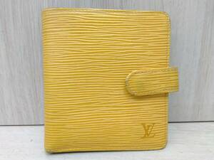 ルイヴィトン　Louis Vuitton エピ　ポルトビエコンパクト　財布　M63559　黄色