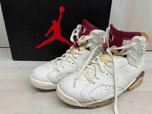 NIKE スニーカー 26.0cm AIR JORDAN 6 RETRO MOROON 384664-116_画像1