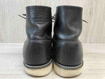 RED WING 8165 USA製 本革 レザー ブーツ レッドウィング ブラック 9 1/2 メンズ CLASSIC WORK ROUND-TOE クラシックワーク レッドウィング_画像5