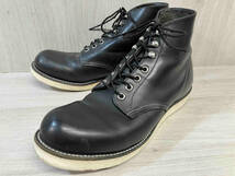 RED WING 8165 USA製 本革 レザー ブーツ レッドウィング ブラック 9 1/2 メンズ CLASSIC WORK ROUND-TOE クラシックワーク レッドウィング_画像1