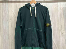 STONE ISLAND ストーンアイランド ジップパーカー グリーン フーディ 551565538 Lサイズ_画像1