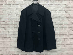 【美品】LAD MUSICIAN ラッドミュージシャン P-Coat ピーコート オーバーサイズ ウール ガーメントバッグ付 日本製 サイズ44 ブラック