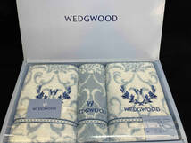 【未使用品】WEDGWOOD ウェッジウッド　タオルセット　３枚組　綿100%_画像1