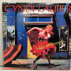 【LP盤Rock】CYNDI LAUPER / SHE'S SO UNUSUAL （FR38930）シンディーローパーの画像1