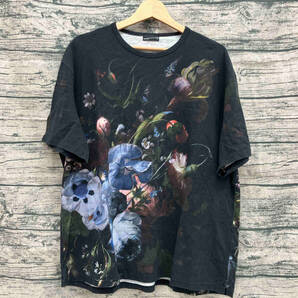 LAD MUSICIAN 2119-715 花柄 半袖Tシャツ ブラック 日本製 42サイズの画像1