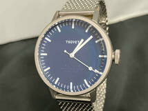 TSOVET ツォヴェト SVT-SC38 腕時計 ユニセックス フェイスカラーブルー系 ブレスシルバー系 ユニセックス腕時計 メンズ レディース_画像1