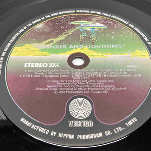 LP 帯付 Thin Lizzy シン・リジィ / Thunder And Lighting サンダー・アンド・ライトニング 20-PP95の画像4