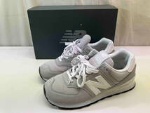 new balance ニューバランス U574BGE メンズスニーカー 27cm ライトグレー_画像1