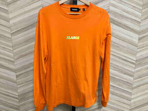 X-LARGE エクストララージ長袖Tシャツ オレンジ Mサイズ 01201117