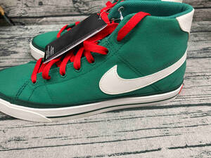 NIKE ナイキ スニーカー DM3363-300 コートレガシーキャンバス MID 26.5cm 緑 グリーン