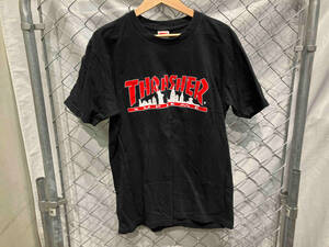 Supreme × THRASHER シュプリーム×スラッシャー半袖Tシャツ ブラック ロゴTシャツ Mサイズ 店舗受取可