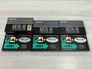 【未開封品】【ジャンク】SONY METAL-XR (46×1.60×1.74×1) C-74CDix Ⅳ×3 カセットテープ×6 まとめ売り