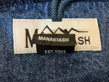 Manastash マナスタッシュ 長袖Tシャツ ブルー Mサイズ STYLE NO.7183083_画像4