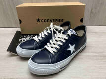 CONVERSE/コンバース ONE STAR J NAVY/ワンスター Jネイビー ローカット スニーカー サイズ25cm 日本製 箱あり_画像1