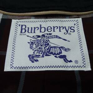 Burberrys バーバリーズ ロングコート ジャケット レディース 7AR 黒 ブラック 表地綿100％の画像3