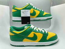 美品 NIKE DUNK LOW SP BRAZIL CU1727 700 ナイキ ダンク ロウ ブラジル US9.5 27.5cm UK8.5 EU43 パイングリーン_画像3