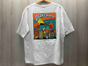 HILLS FIELD/ヒルズフィールド　OSAKEMAN/お酒マンTシャツ 半袖 コットン ビッグアウトドアTシャツ オリジナルタグ キャンプぁい M