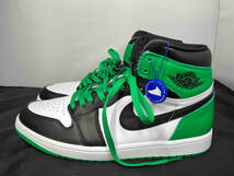 NIKE ナイキ AIR JORDAN 1 RETRO HIGH OG エアジョーダン 1 レトロハイ DZ5485-031 スニーカー 28.5cm グリーン×ブラック系 メンズ ※箱付_画像2